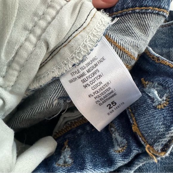 RE/DONE Ultra High Rise Ankle Crop, size 25 - Picture 6 of 11